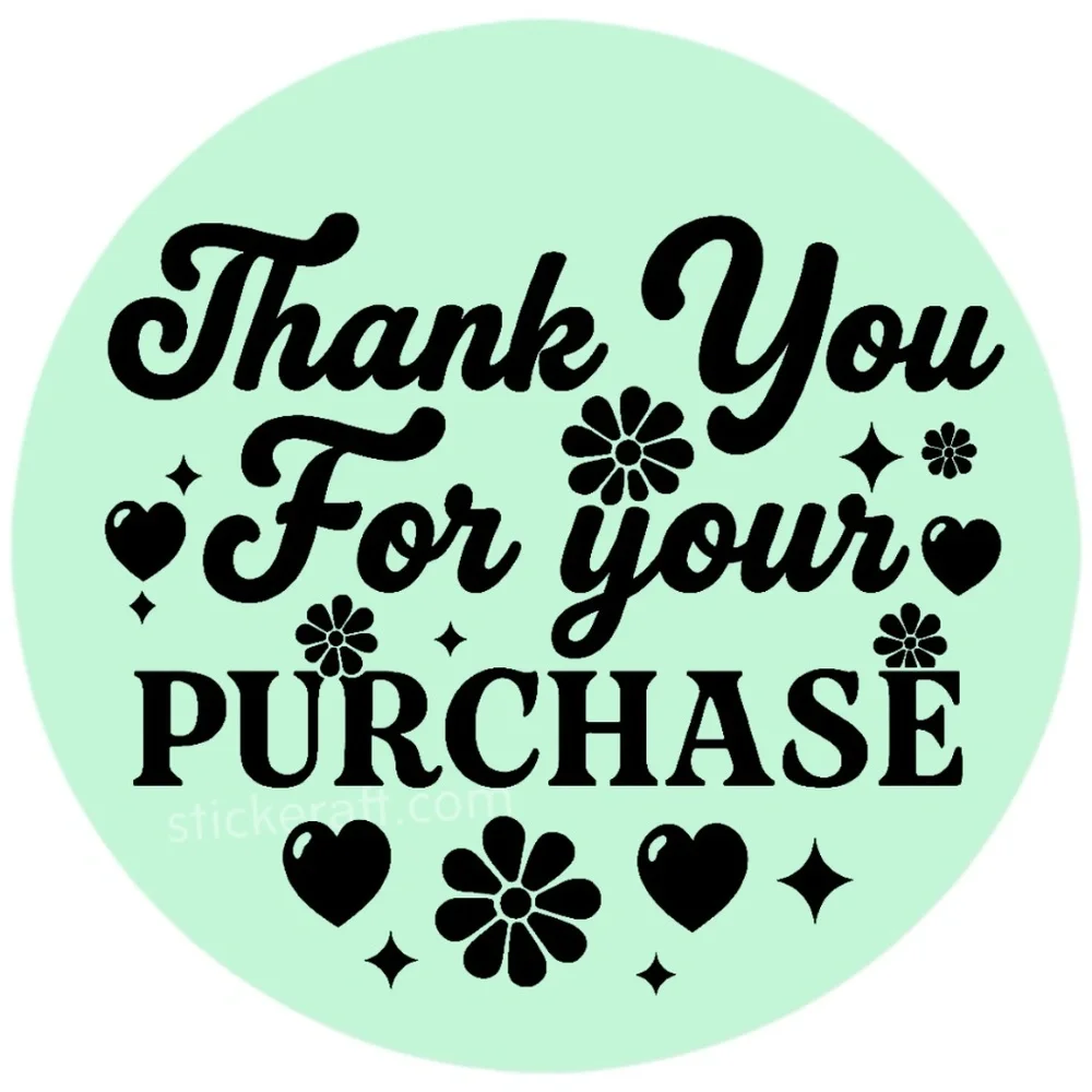 Thank You for Your Purchase Stickers – 2
